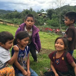 Kids in Guatemala With Advice On Building a Kayhole Garden