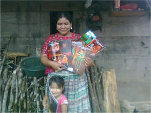 Breastfeeding mother leader in Guatemala