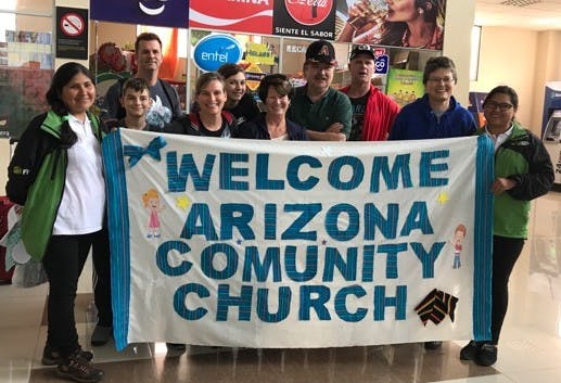 The ACC team received a warm welcome from their Bolivian friends.