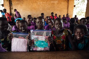 Girls' hygiene kit Uganda
