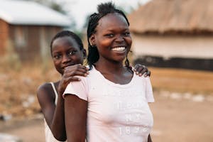 Refugee Women in Uganda Laughing