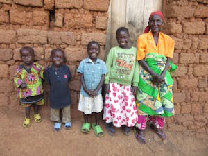 A Group of Children Smiling in Burundi