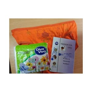 Hygiene kit for girls supplies
