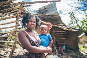 Cyclone Idai survivor in Mozambique