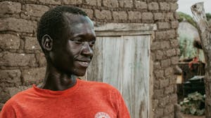 Portrait of Peter in Uganda