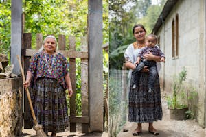 Guatemalan mother leader teaches other young women how to care for their babies
