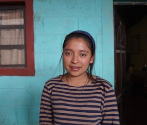 Evelyn is a student in Guatemala who received education support from FH