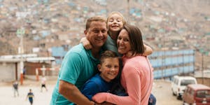 American Family Visiting Peru with Food for the Hungry
