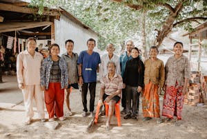 Group of people with disabilities in Cambodia