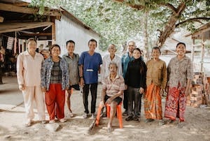 Group of people with disabilities in Cambodia