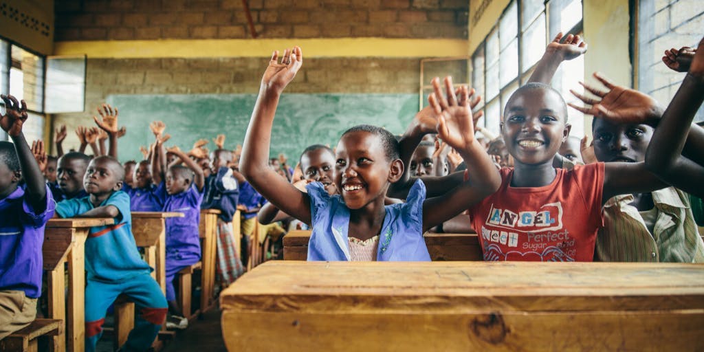 Rwandan school children