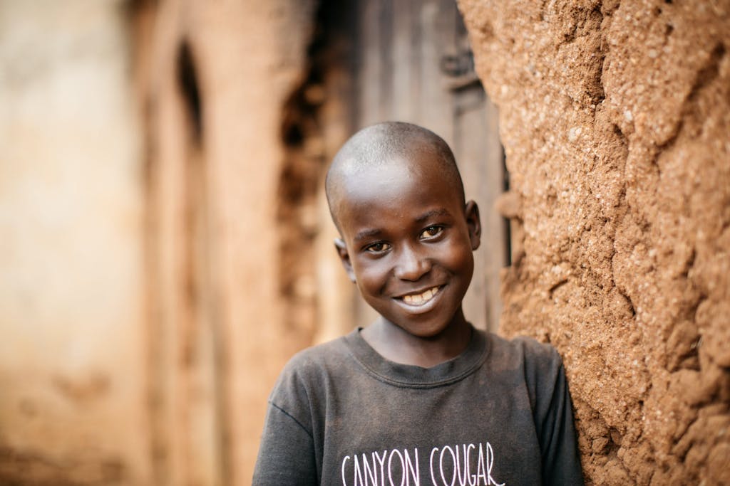 Young Boy in Burundi Smiling