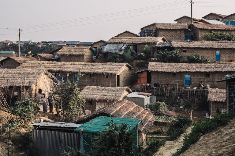 Rohingya poverty village