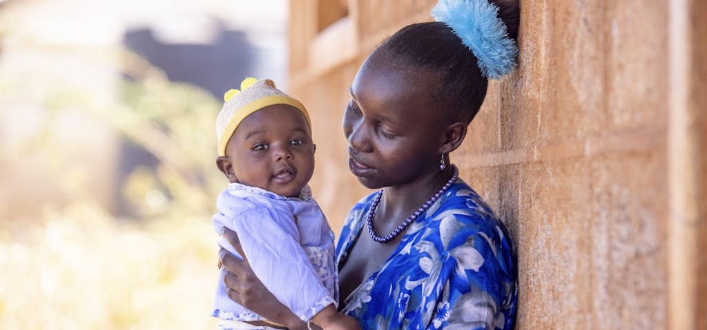 Woman and Baby during COVID-19