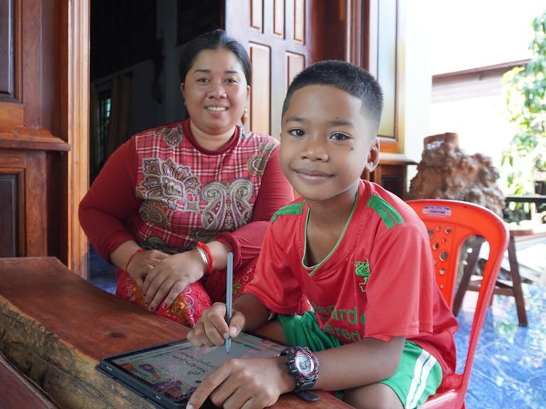 Rady, age 8, from Cambodia