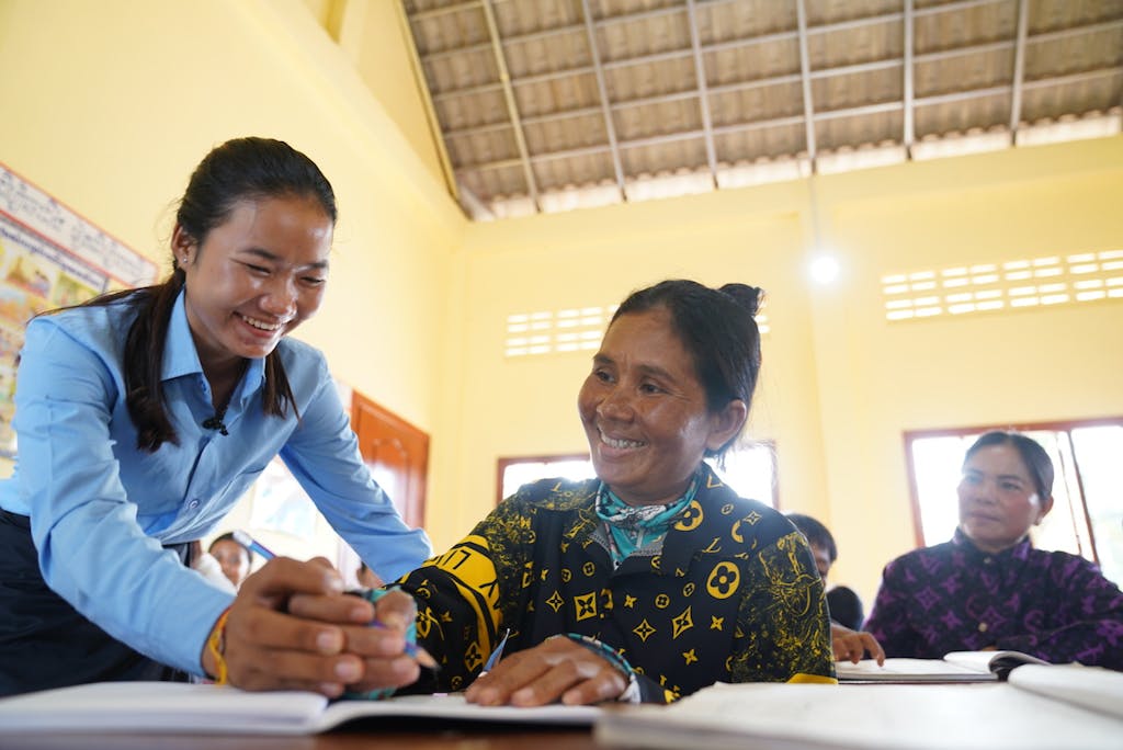 Bun Boran, a female Literacy Program Teacher from Angkanh Village in Siem Reap Province, lives with her family of seven. Her mother is a grocery seller, and her father is a carpenter. Despite facing challenges like low confidence, limited family support, and barriers to education, she transformed her life through the support of Food for the Hungry (FH). The FH sponsorship program provided her with self-assurance, skills in classroom management, and the courage to lead. Now, Boran teaches both children and adults, advocates for community development through education, and raises awareness about sanitation and childrens rights. Grateful for FHs impact, she hopes to pursue university education and make further contributions to her community. Access the original resources for further details. https://foodforthehungry.photoshelter.com/galleries/C0000AiCAqF_AKUc/G0000dHk0MYaNgXM/WATN-Bun-Borans-Story
